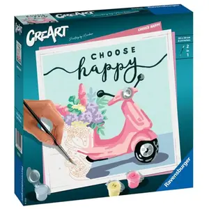 Peinture Ravensburger CreArt Carré Choose happy