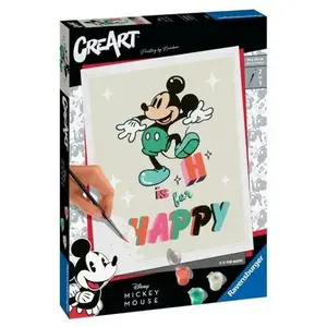 Disney Mickey Mouse - Creart - Grand - H Is For Happy - Ravensburger
