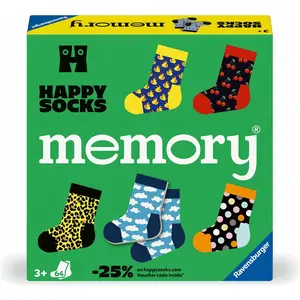 Ravensburger 24702 memory Happy Socks. Le jeu classique en coopération... pas cher