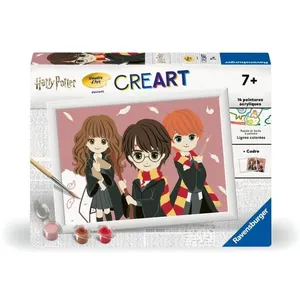 Set de peinture par numéro - Ravensburger - CreArt Kids - Portrait de ... pas cher