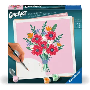 Ravensburger - CreArt - Poppy Bouquet - Schilderen op Nummer