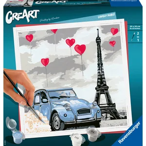 Comparateur de prix : Ravensburger CreArt Paris - Schilderen op nummer voor volwassenen - Hobbypakket
