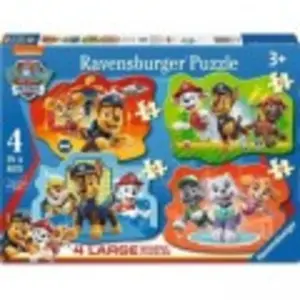Ravensburger Puzzles en forme 4 en 1 - Paw Patrol (10 pièces)