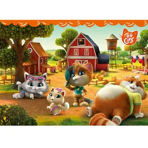 Ravensburger Puzzle Géant de Sol - 44 Cats 03015 pas cher
