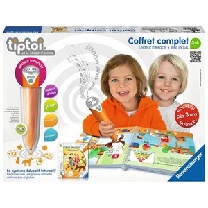 Ravensburger Premier Age Tiptoi - Coffret Complet Lecteur Interactif + Livre Imagier A La Maison pas cher