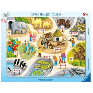 Puzzle 17 pièces Ravensburger - Type de cadre Comptons jusqu'à 5 pas cher