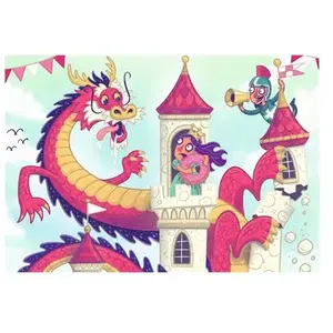 Puzzle 2x24 pièces Ravensburger - Dragon pas cher