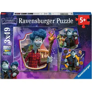 Ravensburger 3 Puzzles - Disney Pixar - Onward 05091 pas cher
