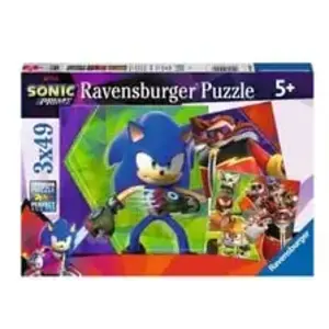 Pack 3 puzzles x 49 pièces Ravensburger Les aventures de Sonic Prime