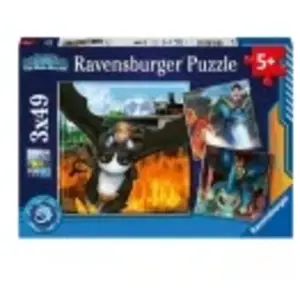 Ravensburger 3 Puzzles - Dragons 05688
