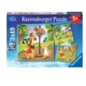 Ravensburger 3 Puzzles - Winnie l'Ourson 05187 pas cher