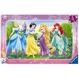 Puzzle 15p Cadre La promenade des princesses Ravensburger pas cher