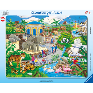 Ravensburger - Puzzle 45 pièces - Visite du zoo pas cher