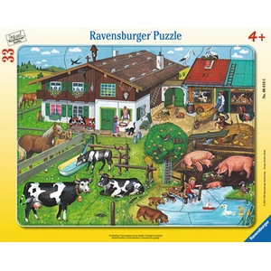 Puzzle Ravensburger - Familles d'animaux, 33 pièces pas cher