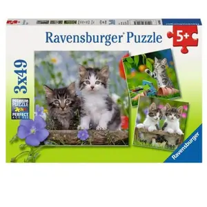 Puzzle - Ravensburger - Chatons - 147 pièces - Animaux - Enfant pas cher
