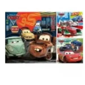 Disney Ravensburger 3 Puzzles - Cars 2 : Course autour du monde 09281 pas cher