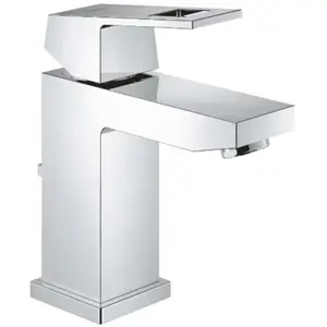 Mitigeur monocommande pour lavabo Taille s en laiton chromé Grohe Eurocube pas cher