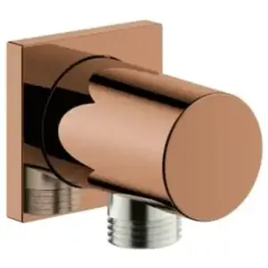 Comparateur de prix : Grohe, Barre de douche + curseur, rainshower - wandaansluitbocht, warm sunset