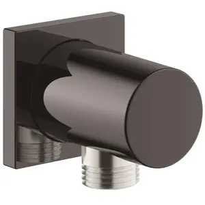 Comparateur de prix : Grohe, Barre de douche + curseur, rainshower - wandaansluitbocht, hard graphite