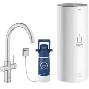 Grohe, Robinetterie de cuisine, Robinet de cuisine avec fonction filtr... pas cher