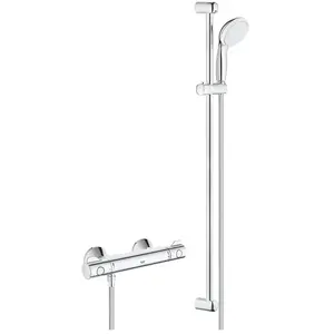Mitigeur thermostatique douche Grohtherm 800 - GROHE - chromé - économ... pas cher