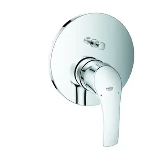 Mitigeur bain douche encastré - GROHE 24043002 - Levier en métal - Chr... pas cher