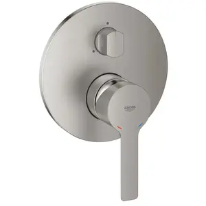 Plomberie - GROHE - 24095DC1 - Supersteel - Inox - Blanc pas cher
