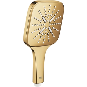 Grohe, Pommeau de douche, Rainshower SmartActive 130 Cube Handbrause 3 Strahlarten (3 Types de jets, 8.50 l/min) pas cher