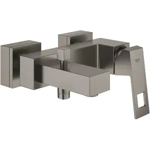 Grohe Eurocube - Badkraan, geborsteld Hard Graphite 23140AL0 pas cher