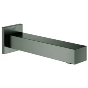 Grohe, Robinetterie de salle de bains, Bec déverseur pour baignoire EUROCUBE saillie 170mm hard graphite brossé pas cher