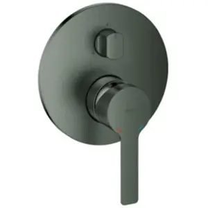 GROHE Lineare Opbouwdeel 3-Weg - Hard Graphite Geborsteld (mat donker ...