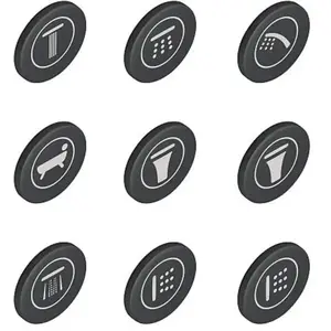 Grohe Grohe SmartControl Pictogrammes pour robinetterie en applique, 1...