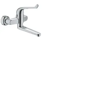 GROHE Euro Special Veiligheids Wastafelkraan - Wandkraan - 15 cm harta... pas cher
