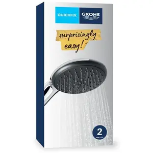 Pommeau de douche, 2 jets, chrome Grohe 26947001 pas cher