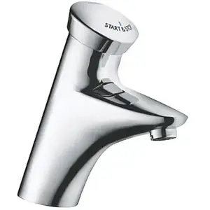 Grohe Eurodisc SE zelfsluitende wastafelkraan 1/2 zonder menging blauwe markering pas cher