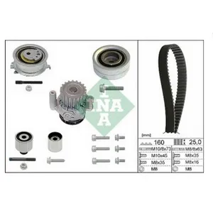 Kit De Distribution Avec Pompe A Eau Ina Pour Audi Seat Skoda Vw A4 A5...