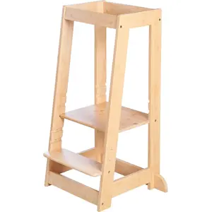 Comparateur de prix : roba Tour d'Apprentissage selon Montessori en Bois de Bambou Certifié ...