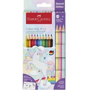 Crayons de couleur - Couleurs magiques - Licorne - Faber-Castell - Grip