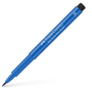 Faber-Castell Feutre Pinceau Pitt Artist Faber Castell - Stylo B - Bleu Cobalt pas cher