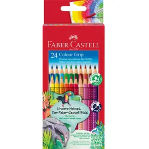 Faber-Castell - Crayons de couleur Colour GRIP 2001, étui de 24 pas cher