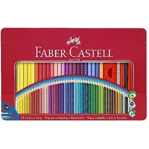 Faber-castell 48 couleur grip crayon avec accessoires 112448