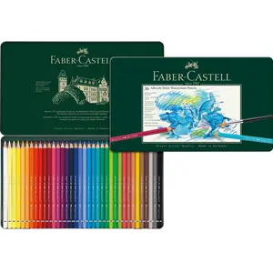 Faber-Castell - Crayons aquarellables ALBRECHT DÜRER, étui métal de 36 pas cher