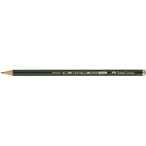Faber-Castell - Lot de 12 - Crayon de sténographie Castell 9008, rond, 2B pas cher