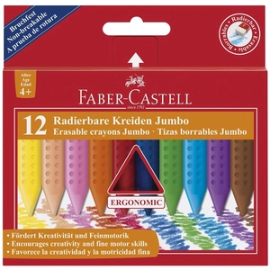 Faber-Castell waskrijt - GRIP Jumbo - 12 stuks - FC-122540