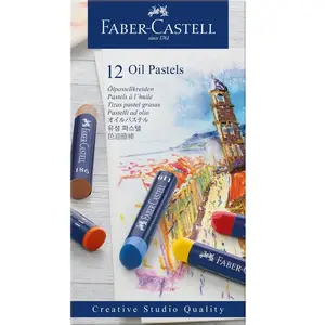 Faber-castell 12 pastels a l'huile studio quality pas cher