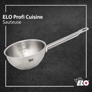 Sauteuse 24 cm en acier inoxydable 18/8 Elo Profi Cuisine pas cher