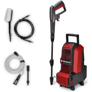 Einhell Nettoyeur haute pression sans fil ? HYPRESSO 36/105 ? 36 V ? 105 bar ? 270 l/h ? Moteur sans charbon ? Fonction ECO ? Compact et mobile