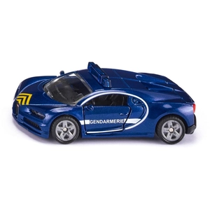 Siku Bugatti Chiron Gendarmerie blauw metaal/kunststof rubberen banden deuren kunnen open pas cher