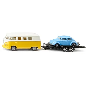 Siku 2567 Volkswagen T1 met aanhanger en Volkswagen kever - Siku 2567