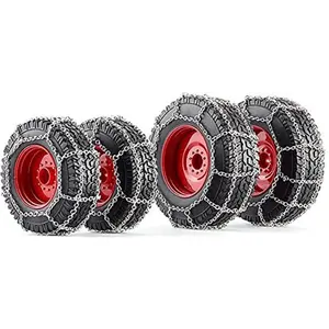 Wiking Set De Pneus Avec Chaines À Neige Pour Fendt 828-Wiking pas cher
